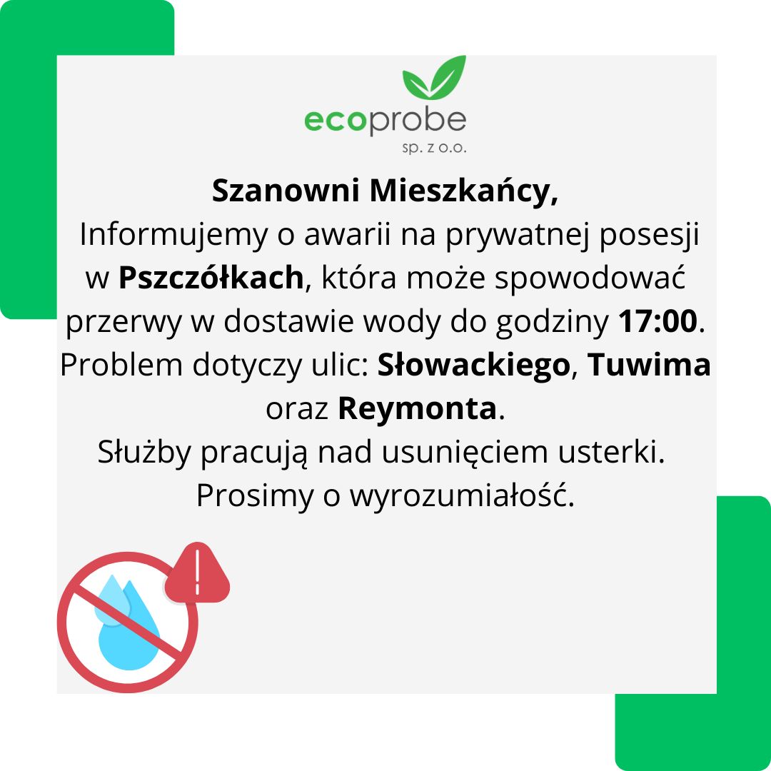 Awaria Słowackiego Pszczółki